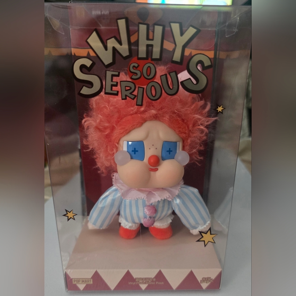 Why So Serious Series "Crybaby" Plush Vinyl Pendant Blister Pack - Picture 4 of 9